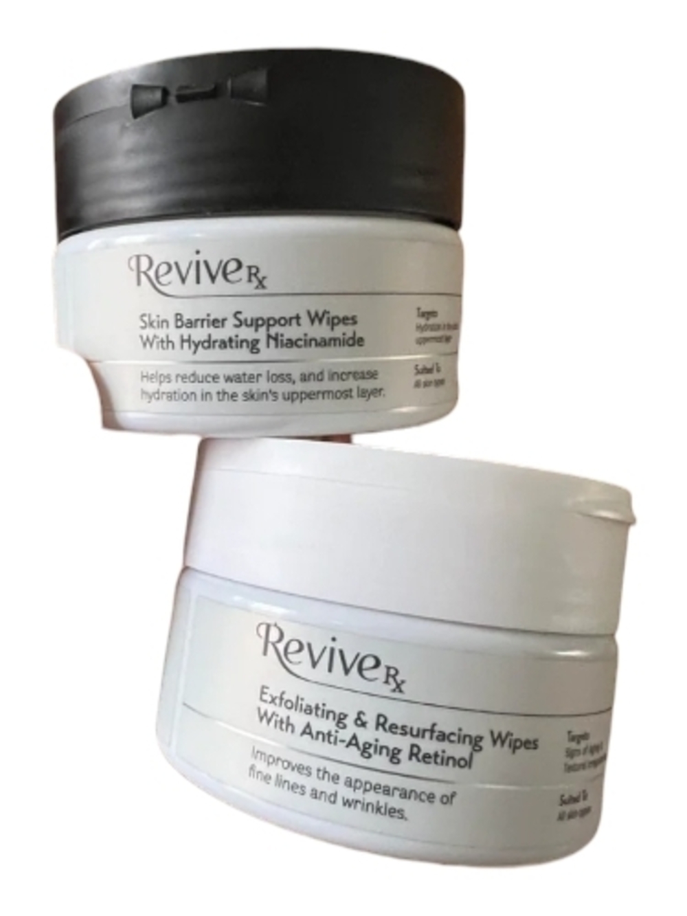 Revive Rx Exfoliating & Skin Barrier Wipes - 2pk 80 Ct